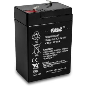 Casil 6V 4Ah Replacement Battery Compatible with UltraTech UT640 IM-640