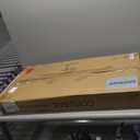 Overbed Bedside Table with Wheels, Adjustable Hospital Over Bed Table, Rolling Laptop Table, Medical Bed Side Table,White