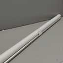 ChrisDowa Cordless 100% Blackout Roller Shade, with Striped Jacquard, Thermal Insulated, UV Protection Fabric, Total Blackout Blinds for Window, French Doors, Home and Office. White, 48" W x 72" H