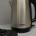 COMFEE' 1.7L Stainless Steel Electric Tea Kettle, BPA-Free Hot Water Kettle Electric with LED Light, Auto Shut-Off and Boil-Dry Protection, 1500W Fast Boil Electric Kettle (1.8 Quarts, Silver)