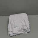 HIG Pack of 2 Farmhouse Ruffle Pillow Shams, Standard Size White French Country Style Vintage Pillowcases with Handcraft Ruffle, Boho Frilly Pillow Shams for Bedroom, Microfiber, 20" X 26" (Emory)