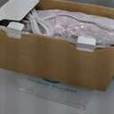 Dowin Electric Blanket King Size,100"x 90" Pink Heated Blanket Dual Controllers,Faux Fur & Sherpa, 5 Heating Levels & 10Hrs Auto Off, OverHeat Protect, ETL, Machine Washable, Pink