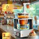 WantJoin 4.6Qt Nacho Cheese Dispenser with Pump Nacho Cheese Warmer,Stainless Steel Hot Fudge Warmer W/5-Level Temperature Adjustment,Commercial Hot Fudge Dispenser for Caramel