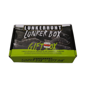 Lunkerhunt Smallmouth Bass Lunker Box fishing kit.