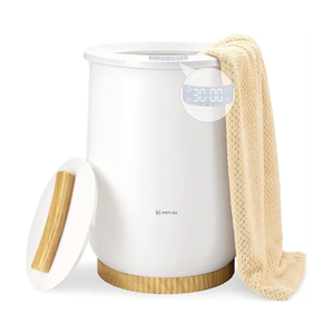 Keenray Upgraded Towel Warmer Bucket, Large Towel Warmer with 3 Heating Modes, Heat Time 30/45/60/90 Min Adjustable and Up to 24 Hour Delay Timer, Towel Heater for Oversize Bathrobes Blankets, CL1Plus