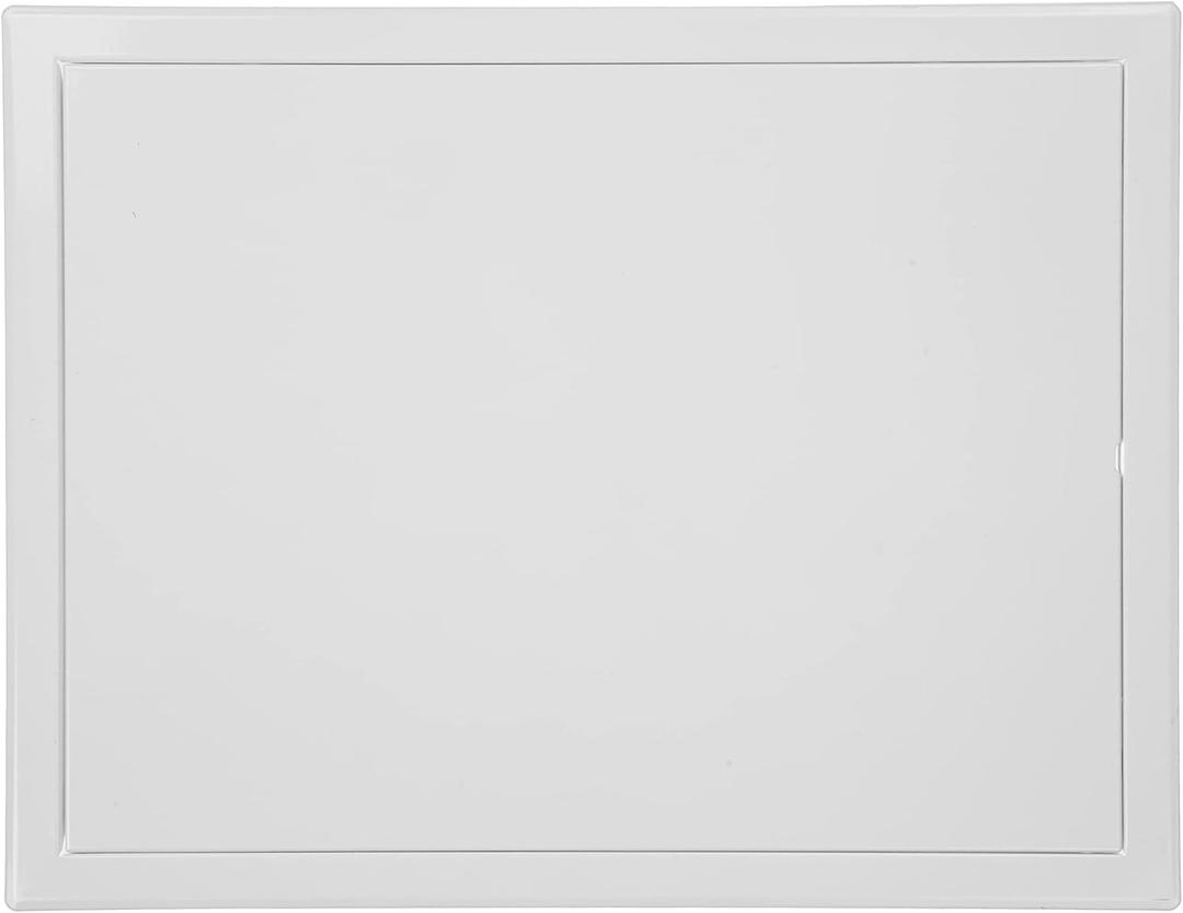 Repa Market 16 x 12 Inch Access Panel for Drywall/White Powder Coated Steel Wall Hole Cover/Door Panel/Cover Plates with Latch  Service Hatch/HVAC Access Door for Plumbing, Electrical Use