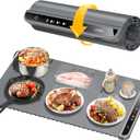 Warming Mat for Food,Food Warming Mat,Electric Warming Tray for Buffets Party and Home Daily Use,Heating Fastly in 10s,Portable Design,Timed Function for Your Family.