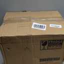 8 Inch Hooded Wall Vent with Screen and Damper, Wall Exhaust Vent Cover Cap for Exterior Ventilation and Outdoor Air Exhaust Kitchen Range Hood Dryer HVAC Duct, Galvanized Steel, Gray