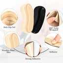 3 x 4PCS Heel Pads for Shoes Prevent,Slipping,Rubbing,Blister,Foot Pain,Heel Grips for Shoes Too Big Filler Improved Shoe Fit and Comfort Shoe Inserts for Women(Beige, One Size)
