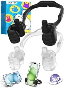Easter Gifts for Teen Boys Girls Adults Cell Phone Stand Patented 2 Pack Thumbs Up Lazy Phone Stand for iPhone Easter basket stuffers Cell phone Holder for Desk Birthday Gifts for Kids Men Women 