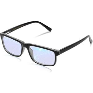 Blue Light Blocking Glasses For Men/Women Anti-Fatigue Computer Monitor Gaming Improve Sleep Reduce Eye Strain Gamer Glasses (Black)