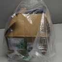 67" Industrial Floor Lamp with Wood & Black Metal Shade, Modern Standing Lamp, Rustic Farmhouse Tall Lamp for Living Room Bedroom Office, 2700K Bulb & Foot Switch Included (Black)