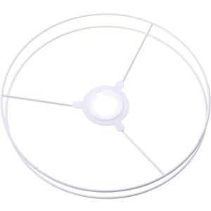 Diy Lampshade Kit Metal Frame - Round Lampshade Holder for Table Lamps, Ceiling Lights, Pendant Lights, Home and Office Decor (7.87 Inch Diameter)