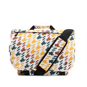 J World New York Thomas Laptop Messenger Bag for Women & Men. Kids Computer Bookbag (Vivid Tweed)