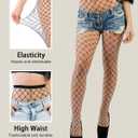 Black Lace Tights for Women, Patterned Fishnet Tights, High Waist Lace Stockings Spider Skulls Floral Pantyhose
