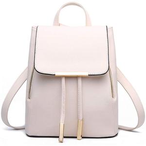 Pahajim Womens Trendy Backpack Purses PU Leather Travel Rucksack for Ladies Cute Daypacks Bags (White)