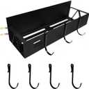 Magnetic Storage Bin for Grills - Side Basket Container Suitable for Iron Surface of Outdoor BBQ Grill Accessories Seasoning Rack Shelf