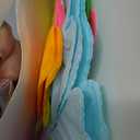 SUNBEAUTY 6Pcs Hanging Butterflies, Large Butterfly Decorations, 3D Paper Decoration, Pink Green Blue Orange for Baby Shower Decor Girls, Women, Paper Flowers for Wall