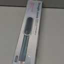 2023 New Negative Ion Hair Straightener Styling Comb with 5 Temp, 2 in 1 Brush and Curler, Portable Electric Straightening Heated 10s Fast Heating Anti-Scald (White) 1.0 Count