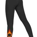 FULLSOFT Fleece Lined Leggings Women High Waisted Tummy Control Workout Winter Thermal Warm Soft Yoga Pants (Small-Medium, Black)