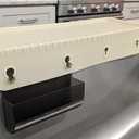 SiliProducts SiliSink Silicone Sink Edge Guard for Kitchen Sink - Fits 3.75” - 4” Wide - The Original Silicone Edge Protector with Sponge Caddy, 14” Beige