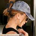 Hat-Friendly Claw Clips for Baseball Caps - 4 Pcs Trucker Hat Hair Clips for Women, Claw Clips for Thick Hair Hat Hairstyles, Gifts Hair Accessories