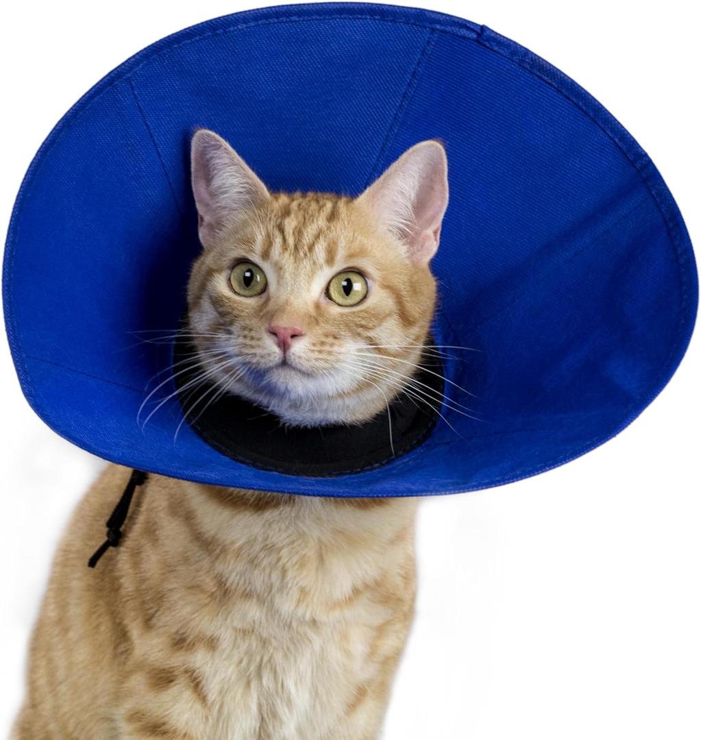 KVP EZ Soft Pet Cloth Recovery Collar, S Size Fits 5.5" to 12.25" Neck/5.5" Depth