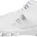 Adidas Unisex-Child Adizero Impact.2 II Molded Rubber American Football (1 Big Kid (13.5 UK), White/Silver Metallic/White)