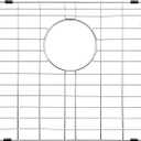 Serene Valley 19-1/4" X 14-1/8" Sink Grid, Rear Drain with Corner Radius R 3/8", NLW2015R, Medium