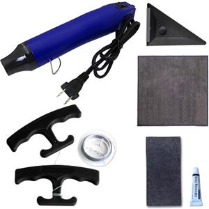 Emblem Removal Tool Kitvinyl Wrap Tool Kit Includes Hot Air Gun, Car Emblem Removal Tool (5-Meter Long Line), Scratch Repair Paste and Cloth, Towel