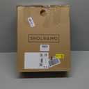 Bamboo Spice Rack Organizer - 3 Tier Foldable Wooden Spice Rack for Countertop, Cabinet & Drawer- Organic Bamboo-Extra Sturdy Wooden Spice Shelf, No Spice Jars Included