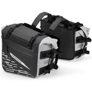 KEMIMOTO Motorcycle Saddlebags 70L (35L*2) Dual Sport Adventure Saddle Bags Motor Travel Luggage Bag Motorbike Dirt Bike Motorcycle Pannier Bags Side Bag