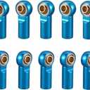 10PCS ShareGoo Aluminum M3 Tie Rod End Ball Joint Link Ball Head Holder Compatible with Tamiya HSP Traxxas Axial SCX10 1/10 RC Car Truck Buggy Crawler