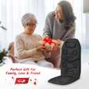 COMFIER Back Massager with Heat, App Control Vibration Massage Seat Cushion, 10 Motors & 3 Heat Levels Chair Massager Pad, Home Office Use
