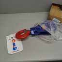 8 ton Snatch Block with Hook, 6" Sheave 3/4" Inch Wire Rope Snatch Block, 17,600lbs Snatch Pulley for Rollback Wrecker Car Hauler Winch