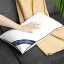 Utopia Bedding Throw Pillows Insert (Set of 2, White), 35 x 20 Inches Decorative Indoor Pillows, Cushion Stuffer for Bed and Couch