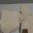 Tweed Herringbone Boys Suit 3 Piece Slim Fit Retro Kid Suits Tuxedos Set Prom Outfit Jacket Blazer Vest Pants for Boy (Beige) Size 3