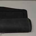 MIULEE Set of 2 Ultra Thin Bathroom Rugs, Rubber Bath Mats for Bathroom Non Slip, Quick Dry Absorbent Bath Rug Machine Washable, Fit Under Door, Shower, Sink, Halloween Decor, Black, 17"x27"+20"x32"