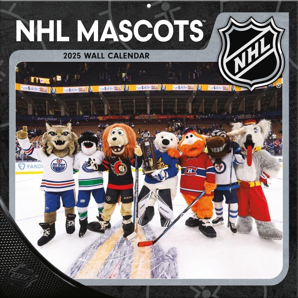 Turner Licensing, NHL Mascots 2025 Wall Calendar