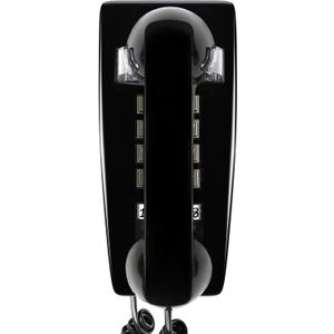 Sangyn Retro Wall Phones for Landline with Loud Mechanical Ringer Vintage Wall Mount Phone with Volume Adjustable Old Fashioned Corded Landline Telephone for Kitchen School Office, Black