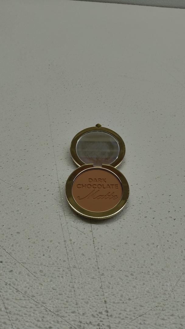 Too Faced Chocolate Soleil Matte Bronzer | Long Lasting + Cruelty Free with a Matte Finish, 0.28 Ounce, Dark Chocolate