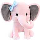 Stuffed Elephant Animal Plush Toys 9 Inch (Pink)