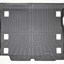 Yakitoko 3D TPE Car Trunk Cargo Liner Mat for Jeep Wrangler JL 2018-2025 with Subwoofer Custom Fit All-Weather Waterproof Floor Protection, Heavy Duty & Odorless
