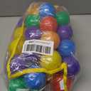 Hovenlay Ball Pit Balls Phthalate Free BPA Free Crush Proof Plastic - 7 Bright Colors in Reusable Play Toys for Kids with Storage Bag