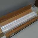 DEZ FURNISHINGS Premium Cordless 1" Room Darkening Vinyl Mini Blinds, 32" W x 48" H, White