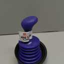 Luigi's Sink Plunger Kitchen - Sink Plunger Bathroom - Drain Bathtub or Shower - Small and Powerful Clog Remover - Commercial Style Plumbers Plungers with Large Bellows - Blue - Mini