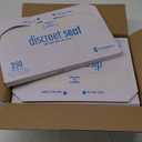 Discreet Seat DS-1000 Half-Fold Disposable Toilet Seat Covers, White, 4-Pack of 250
