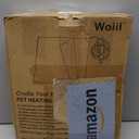 INVENHO Heated Dog Bed, Waterproof Adjustable Temperature Dog Cat Heating Pad with Timer, Indoor Pet Heating Pad for Cats Dogs Electric Pads for Dogs Cats, Pet Heated Pad (M: 28" x 20") (Grey)