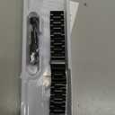 GOLDTOLUCK Stainless Steel Band Compatible with Samsung Galaxy Watch 8 7 6 5 4 Classic FE Pro 40mm 44mm 46mm 43mm 47mm 45mm 42mm 20mm Men Women Milanese Replacement Metal Elegant Casual (Black)