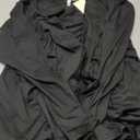 OLRIK Plus Size Lightweight Cardigan For Women 2026 Summer With Pockets Long Sleeve Casual Jacket Open Front Cover Ups (3X, Black)